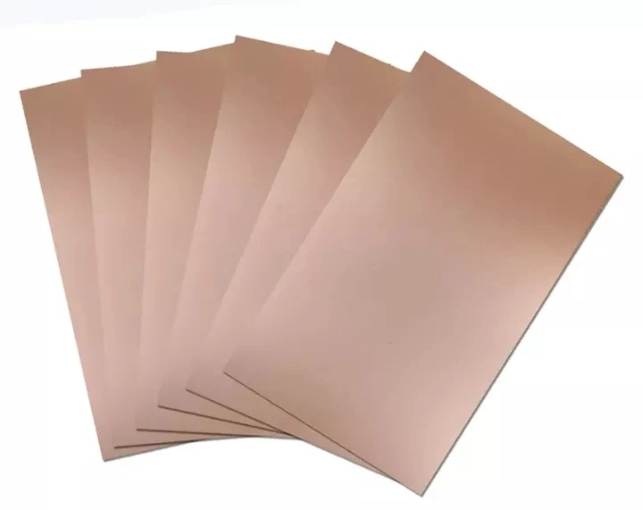 China Factory High Quality 1.6 mm Thickness Copper Clad Laminate Fr4 Material for PCB Board Custom Size